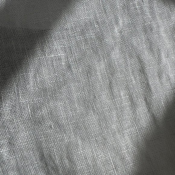 BUNDLE of 4 Restoration Hardware Sheer Belgium Linen curtain Optic White 50x84 - Picture 4 of 5